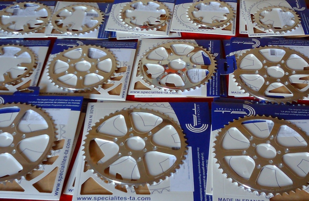 NEW TA Pro 5 VIS CYCLOTOURISTE 50.4bcd & 80bcd CHAINRINGS | eBay