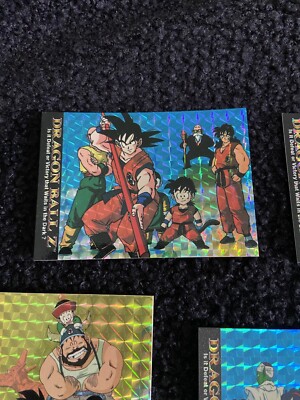 Dragon Ball Z Rare chase cards 1-10 1996 funimation set NM base