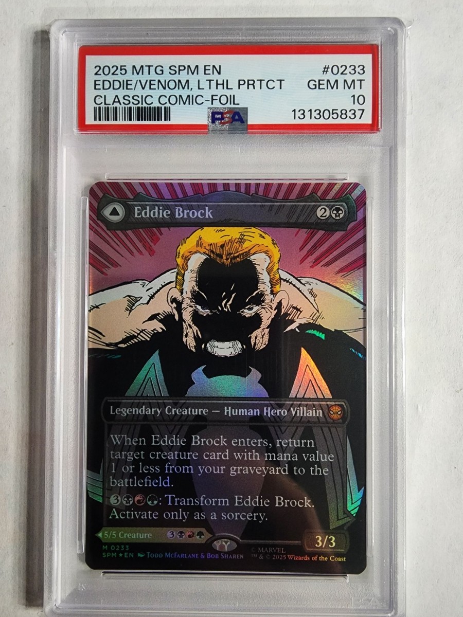 エディ・ブロック/Eddie Brock ボーダレスfoil 2025 MTG Marvel's