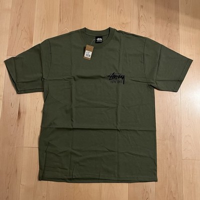 Stussy Stock New York Tee Olive Green 2025 (New With Tags) (Size