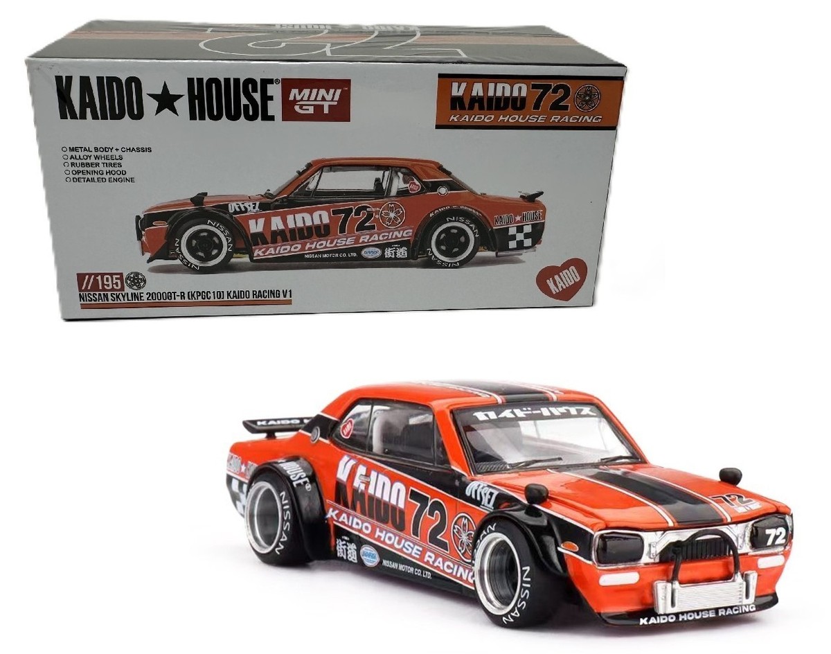 Kaido House x Mini GT 1:64 Nissan Skyline 2000GT-R (KPGC10) Racing