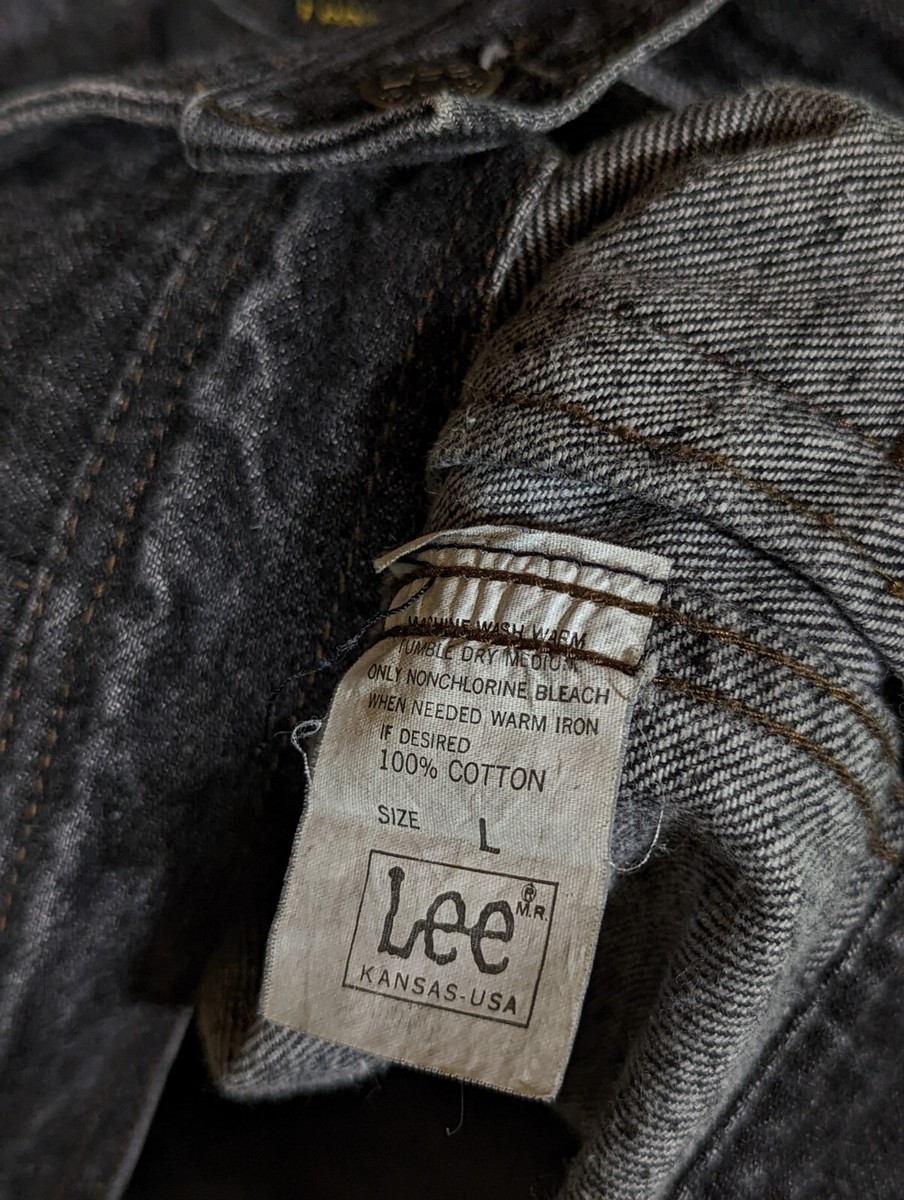 Lee Riders MR Vtg Shawnee Mission Kansas USA Black Denim Jean