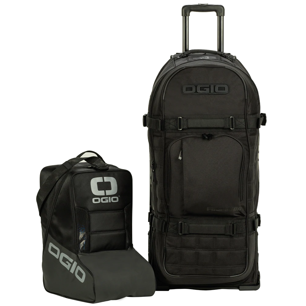 OGIO RIG 9800 PRO GEAR BAG DUFFLE ROLLING TRAVEL BAG, BLACKOUT