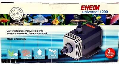 EHEIM Universal 1200 Hobby Water Pump 317 GPH for Aquarium