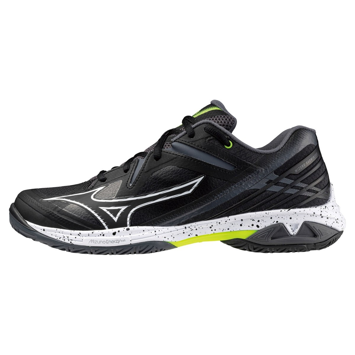 Mizuno Badminton Shoes WAVE CLAW 3 WIDE Black/White/Yellow