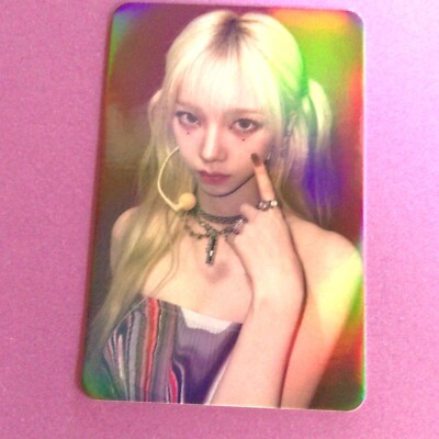 KARINA Aespa TCG 0411 Blonde Twintails Foil KPOP IDOL CARD | eBay