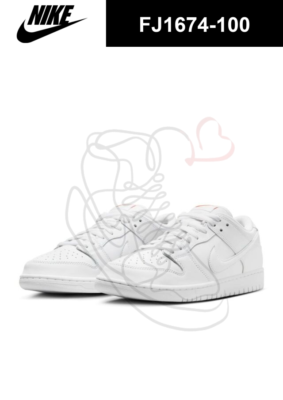 Nike SB Dunk Low Pro ISO Triple White FJ1674-100 Men's | eBay