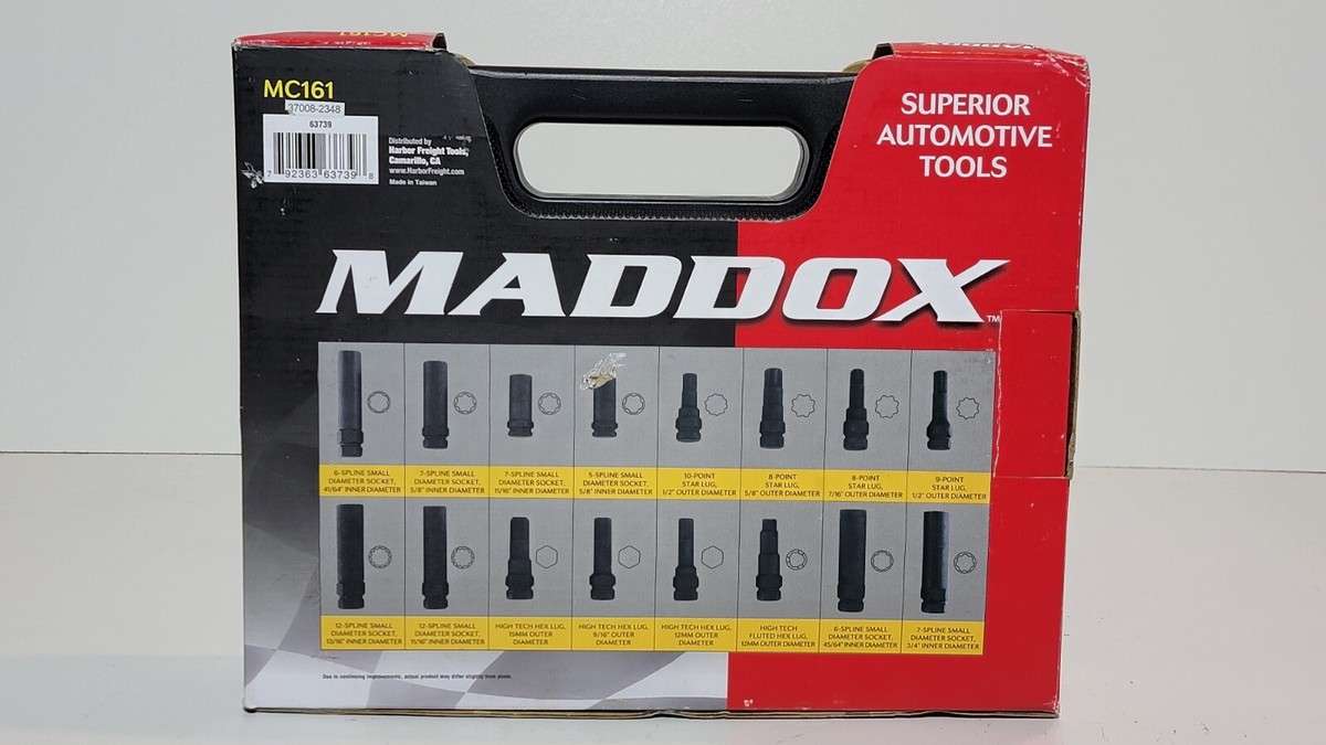 Maddox 16 PC Lug Nut Master Key Set MC161 for sale online | eBay