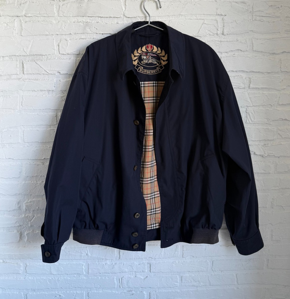 Vintage 90s Burberry Prorsum Harrington Jacket Nova Check Lining