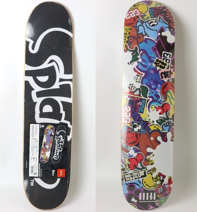 Splatoon Skateboard Deck CROSSING SPLATOON 31in × 7.5in Nintendo