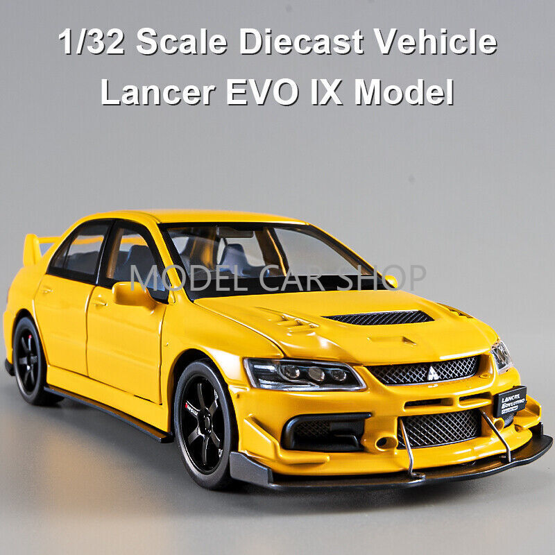 1/32 Mitsubishi Lancer EVO IX Diecast Model Car Toy Collectible