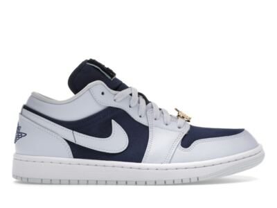 Air Jordan 1 SE Low Midnight Navy Gold Charms W - FZ8778-044 | eBay