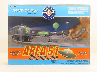Lionel 6-31926 Area 51 Alien Recovery Train Set No Track LN | eBay