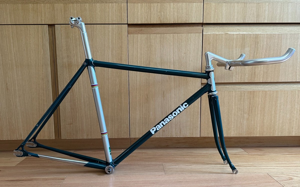 Vintage Panasonic NJS track bike frameset - 49cm *Includes