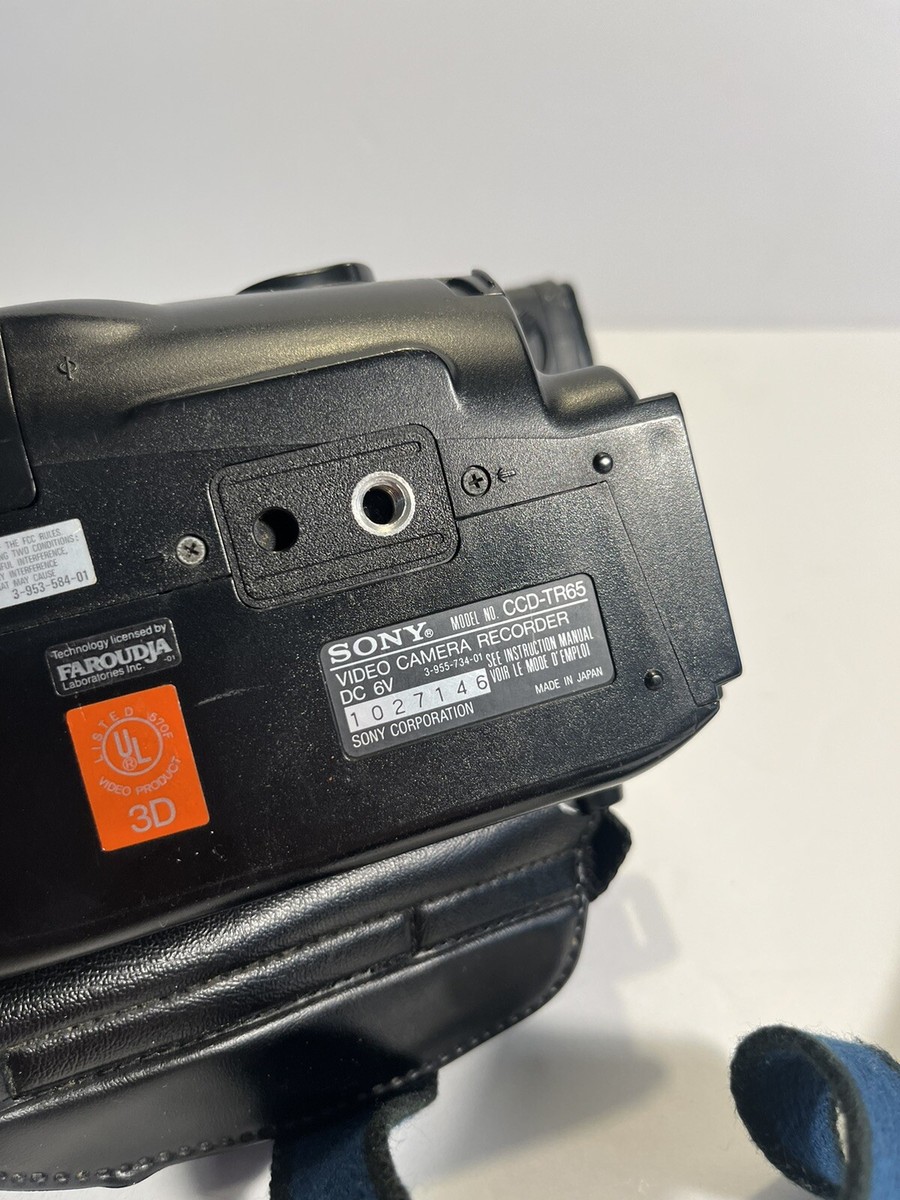 Sony Handycam CCD-TR65 Camcorder Video8 | eBay