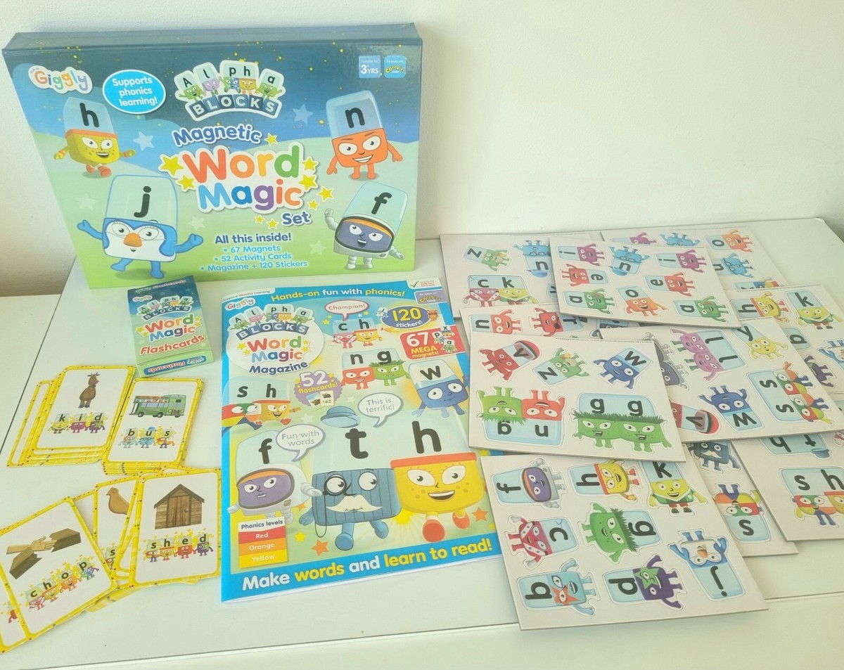 Alphablocks birthday bundle Christmas Magnetic letters reading