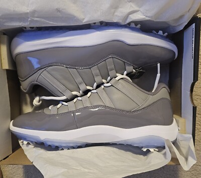 Nike Air Jordan Retro 11 XI Cool Grey Golf Shoes Size 12M BRAND