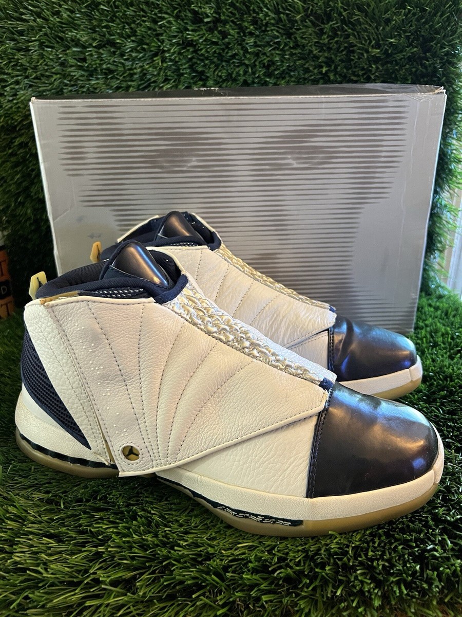 VNTG🔥 Sz 10 - Nike Air Jordan XVI Midnight Navy OG Shoes 136059