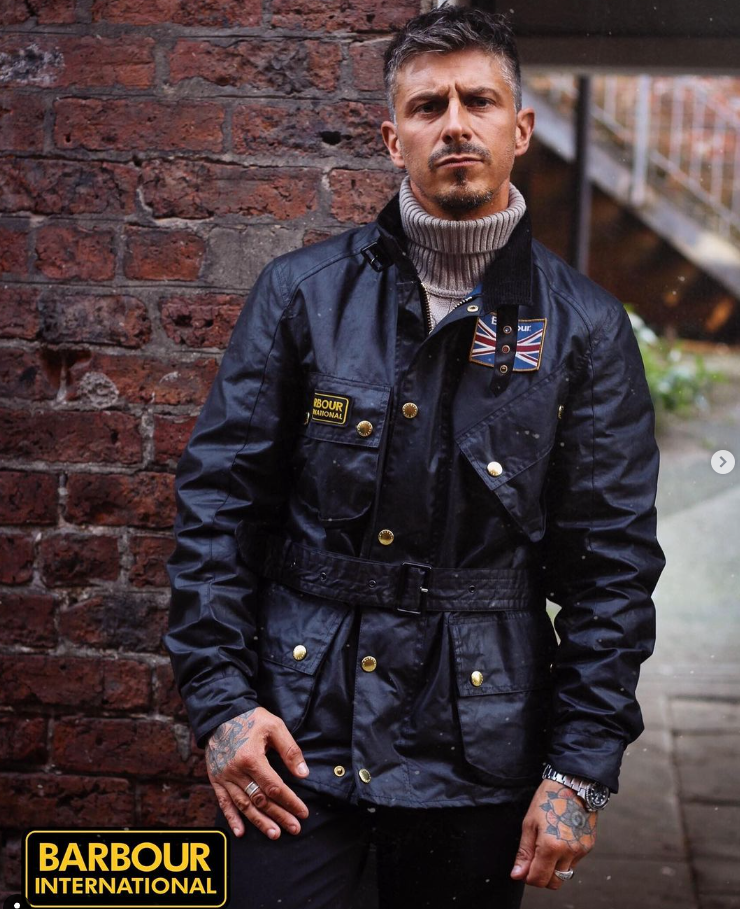 Barbour International Union Jack wax jacket Limited Edition MSRP