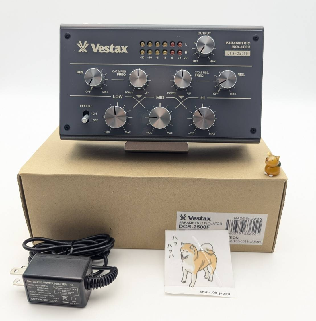 Vestax DCR-2500F Parametric Isolator Filter Effects for DJ