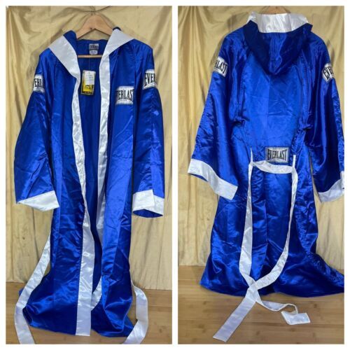 Supreme Everlast Satin Hooded Boxing Robe Leopard SIZE L Rare FW17