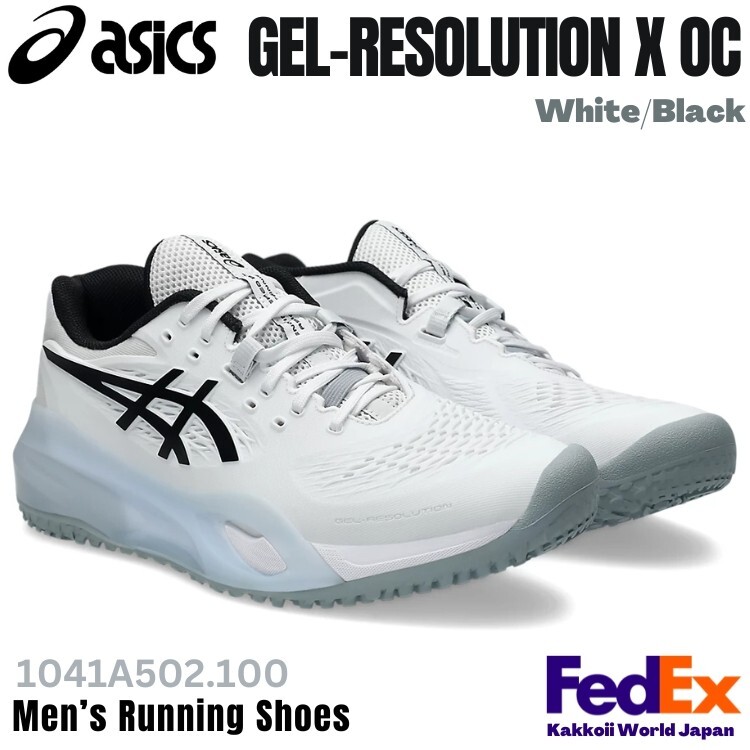 Asics Tennis Shoes GEL-RESOLUTION X OC White/Black 1041A502.100
