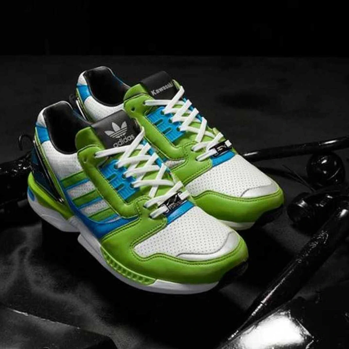 adidas ZX 8000 Originals x Kawasaki „Ninja“ Sneaker, Gr. 42