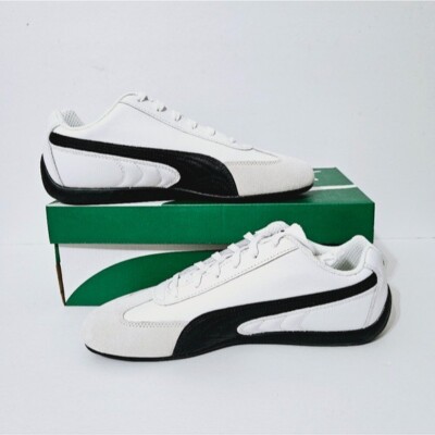 Size 8 - Puma Speedcat Shield White Black Vapor Grey for sale