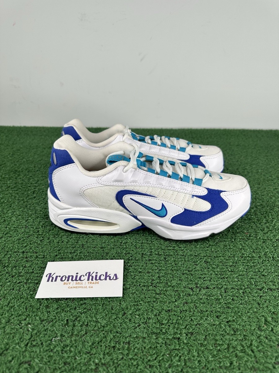 Size 10W/8.5M - Nike Air Max Triax 96 OG White Blue Teal CQ4250