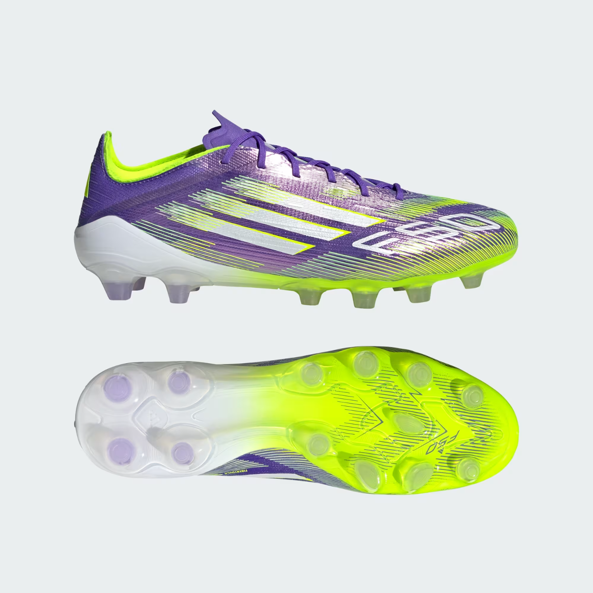 ま*ー様 adidas F50 サッカーシューズ グリーン/パープル adidas F50