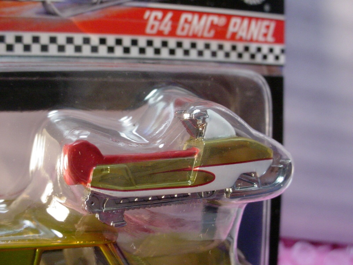 2016 HOLIDAY CAR '64 GMC PANEL & snowmobile☆gold☆RedLine real