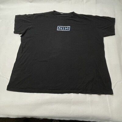 NIN Nine Inch Nails With Teeth Tour 2005 Graphic Concert Shirt