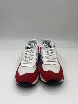 New Balance 574 Classic Red/White Sneakers U574EW2 Men's Size 13