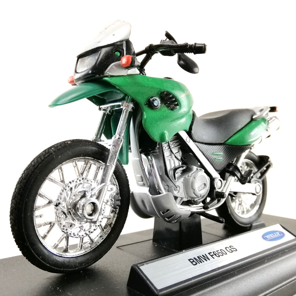 BMW F-650 GS Die-Cast Motorcycle Model WELLY Toy Collection 1:18