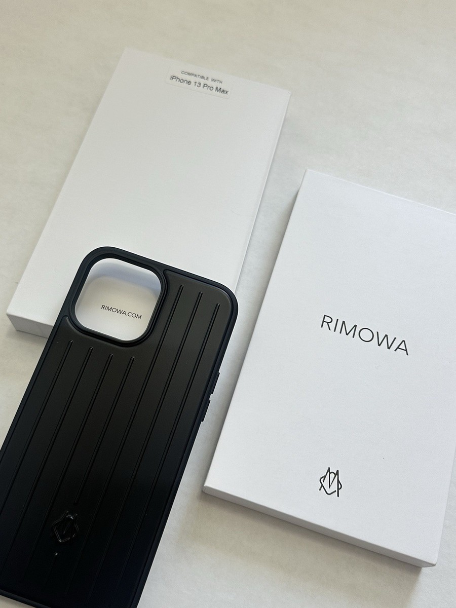Rimowa Iphone Case Aluminum For 13 ProMAX Black⭐️U.S SELLER