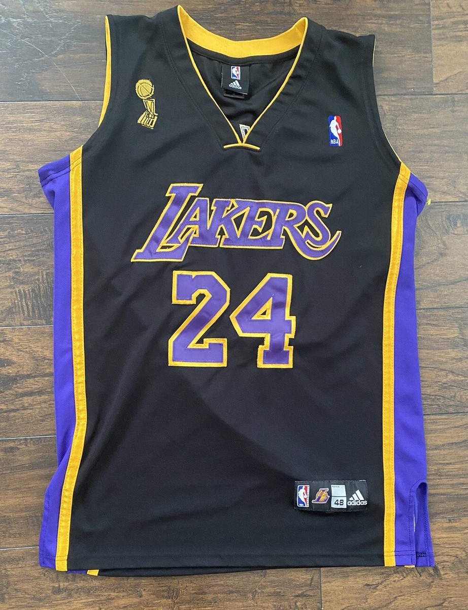 Adidas NBA Los Angeles Lakers Kobe Bryant #24 Trophy Patch Finals