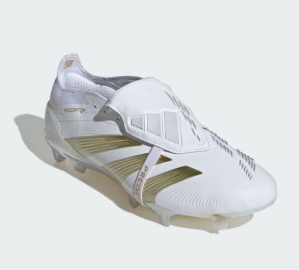 Adidas Predator Elite FT FG White Metallic Gold Size 7.5 US IF6445