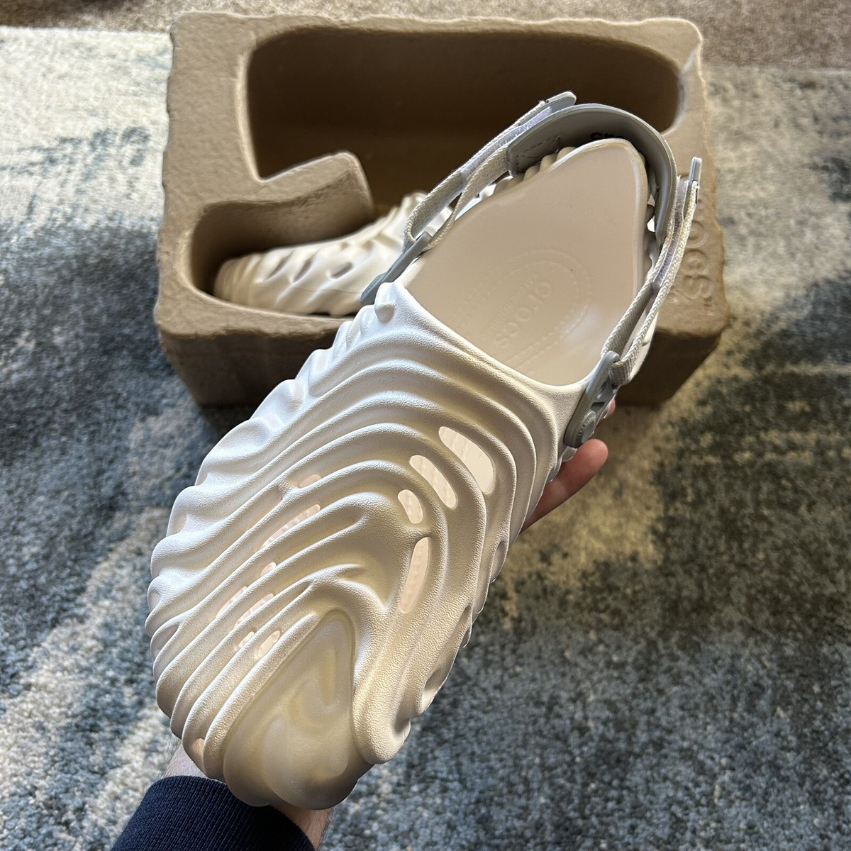 207393-100 2021 CROCS SALEHE BEMBURY POLLEX CLOG SPACKLE WHiTE