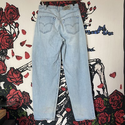 VTG 90s Levi's SilverTab Jeans Men's Baggy Fit Purple Label USA