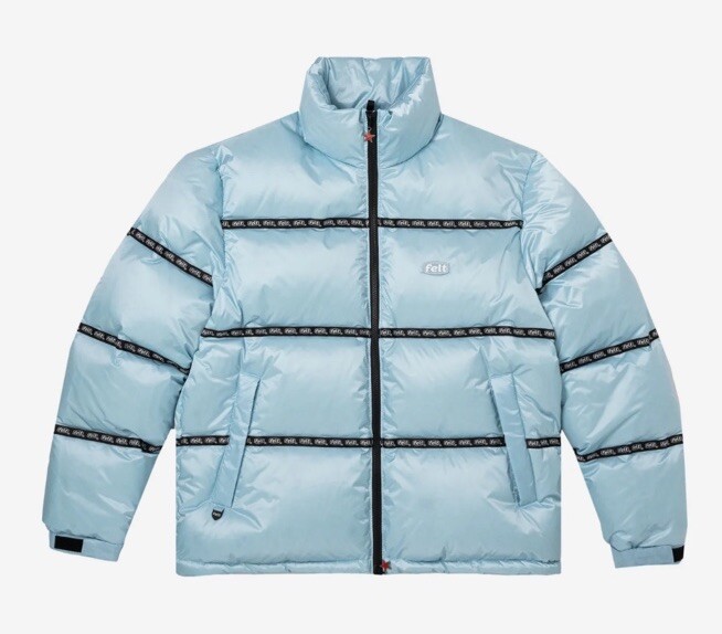 FELT For every living thing Peak 700 Down Jacket Ice Blue Sz. M