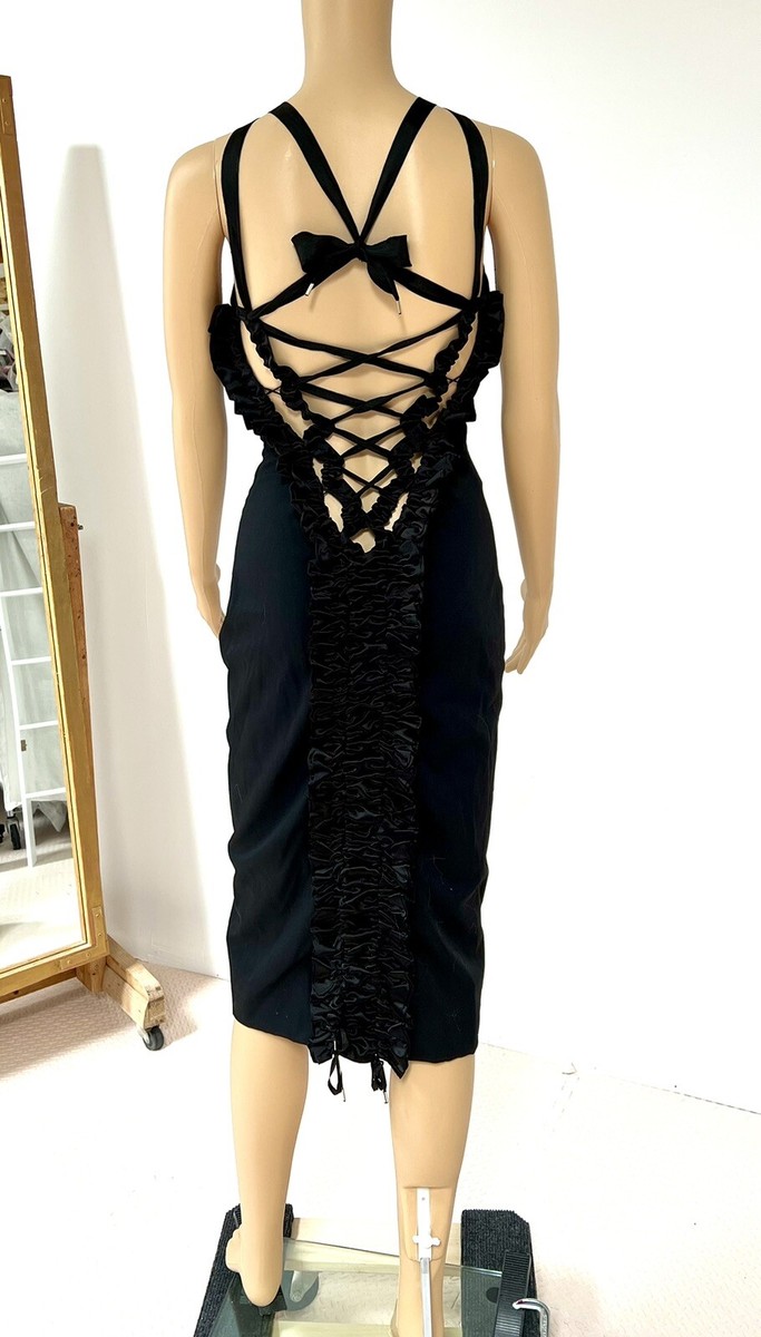 CHRISTIAN DIOR JOHN GALLIANO AUTHENTIC FALL 2004 CORSET LACE UP