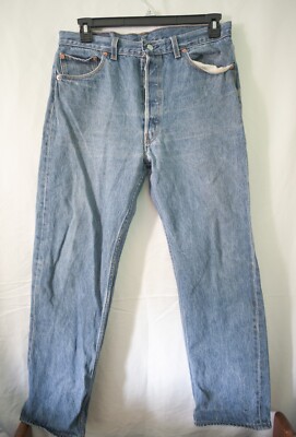 Vintage Levis 501 Denim Pants Made In USA W 36 L 32 EUC *W 35 L 30
