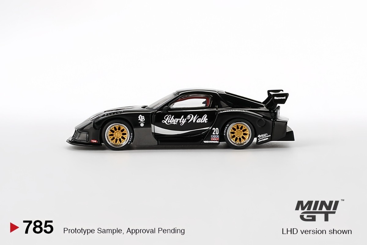 Mini GT 1:64 MAZDA RX-7 LB-Super Silhouette Liberty Walk Black