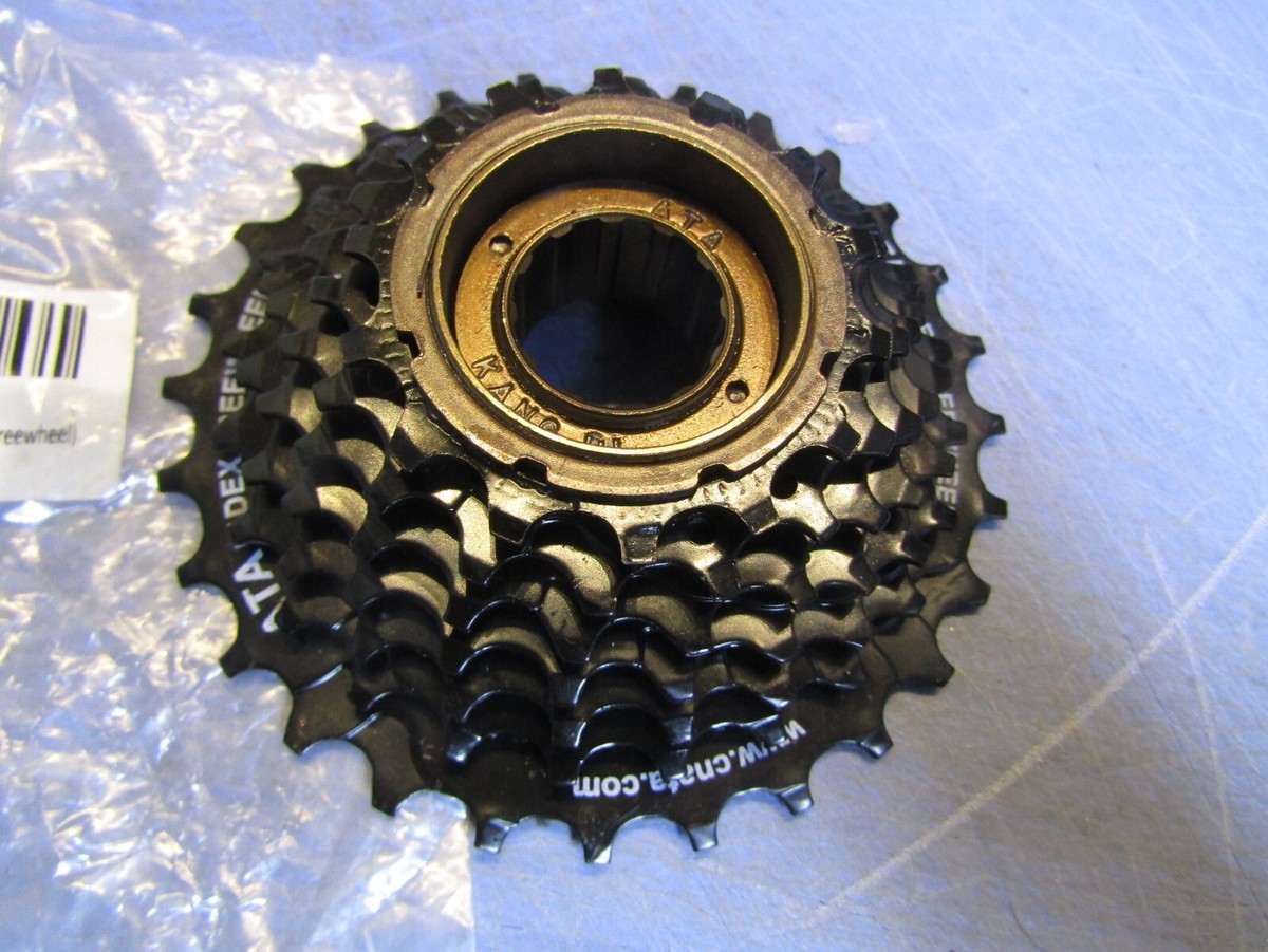1 – ATA Index Freewheel Super Low 14-28T, 7 Speed. NEW – Open