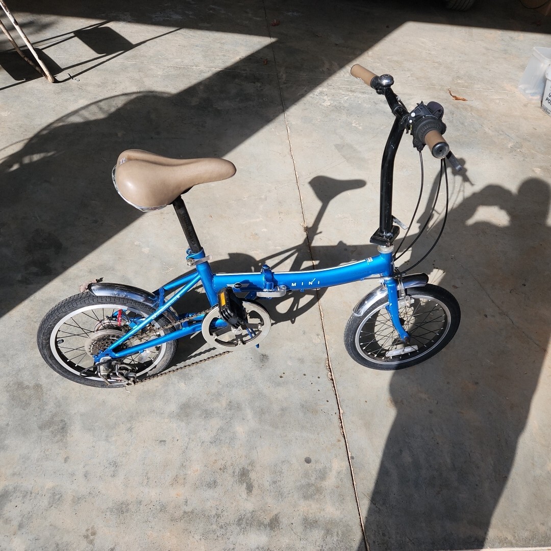 Folding Bike - BMW MINI COOPER (Blue) - Compact & Lightweight | eBay