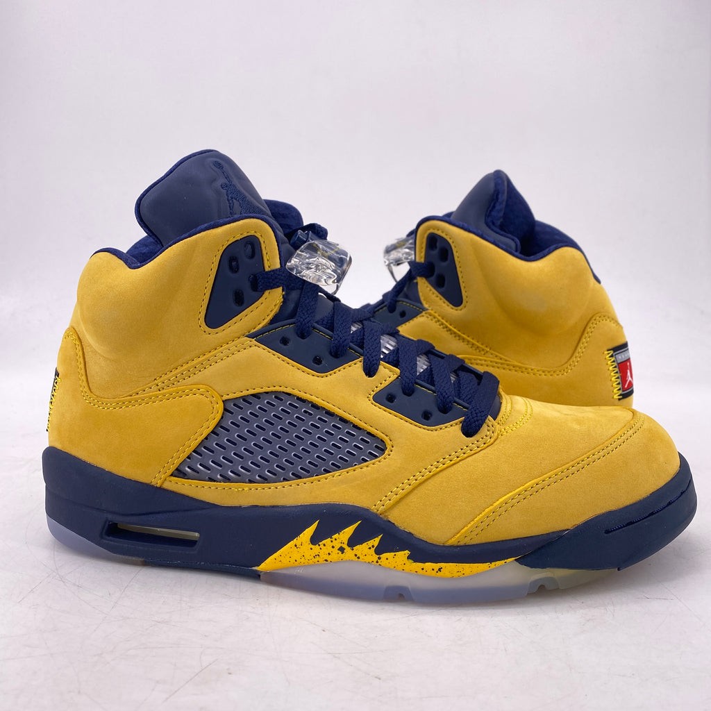 Size 9.5 - Air Jordan 5 Retro SP Michigan for sale online | eBay