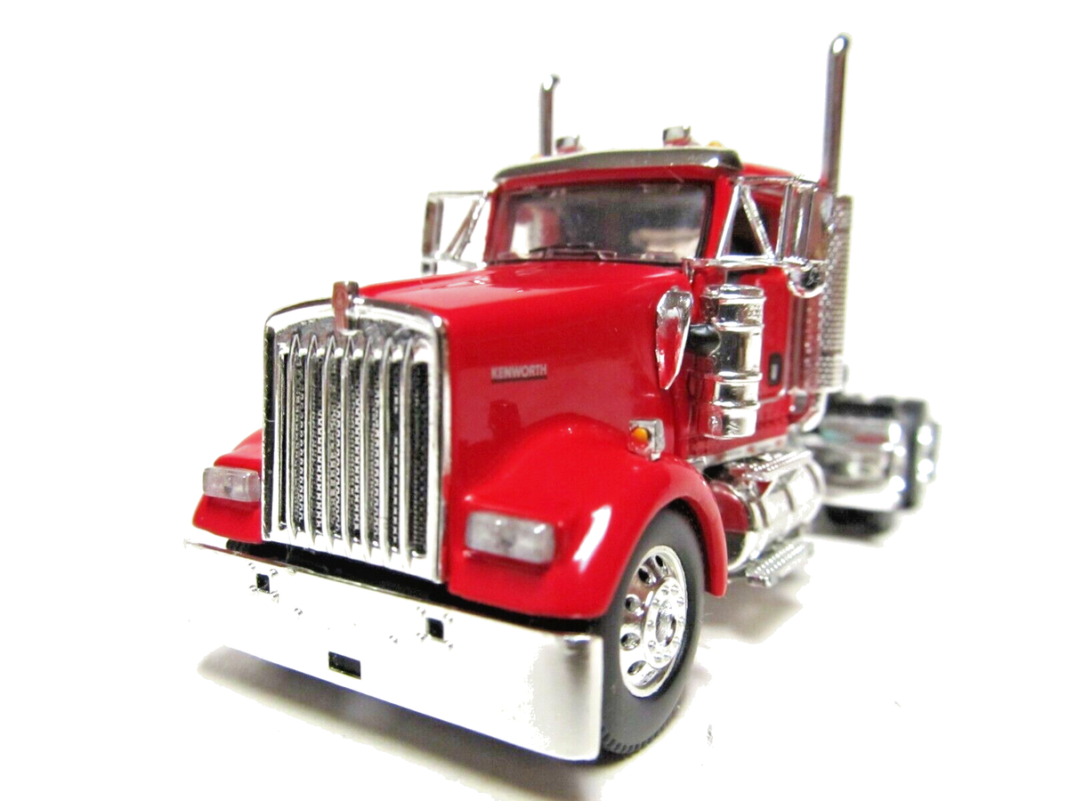 DCP / FIRST GEAR 1/64 SCALE W-900 KENWORTH DAY CAB, RED, BLACK