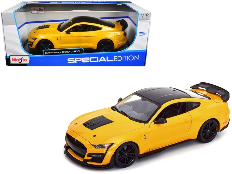 1/18 Maisto Special Edition 2020 Ford Mustang Shelby GT500 Yellow