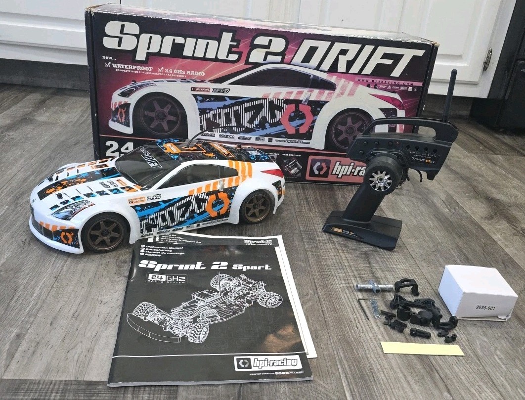 HPI Sprint 2 Drift RTR Nissan 350z RC Good Working Condition! | eBay