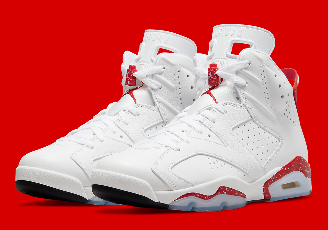 Air Jordan 6 Retro White Red Oreo Black AJ6 AJVI CT8529 162 Men's